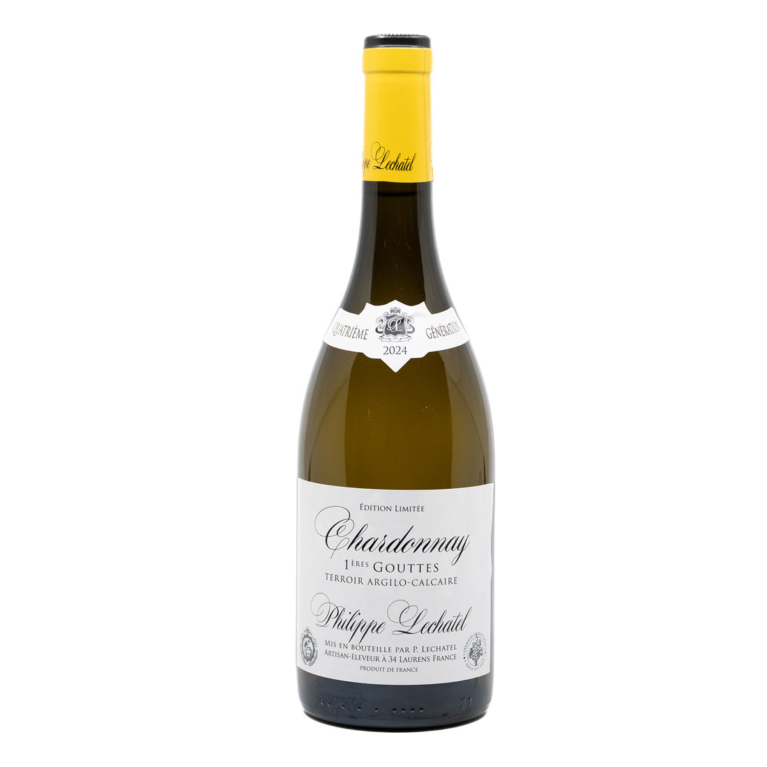 Chardonnay, Philippe Lechatel, 1 eres gouttes 2024