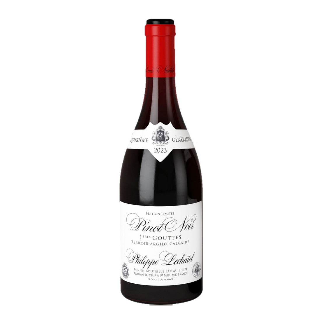 Pinot Noir Premières Gouttes, Philippe Lechatel, 2023