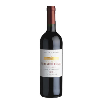 Chateau Monteil d Arsac, Haut Médoc cru bourgeois 2015