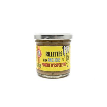 Rillettes Aux Anchois Piment D'Espelette (140 gr)